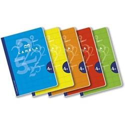 Libreta Lamela Multicolor Cuarto (10 Piezas)