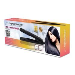 Plancha de Pelo Esperanza EBP008 Negro 22 W