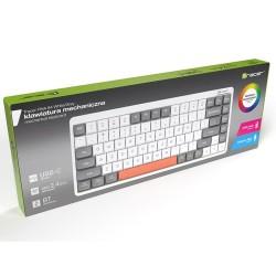 Teclado mecánico Tracer TRAKLA47310 Blanco Multicolor QWERTY