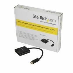 Adaptador USB C a DisplayPort Startech CDP2DPUCP Negro 4K Ultra HD