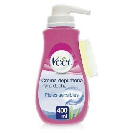 Crema Depilatoria Corporal Veet Pure Ducha 400 ml