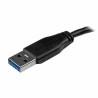 Cable USB a micro USB Startech USB3AUB2MS Negro