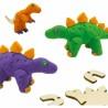 Juego de Plastilina SES Creative Dinosaurs Sin gluten