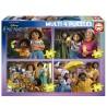 Set de 4 Puzzles Educa Disney