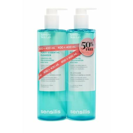 Gel Limpiador Facial Sensilis Purify Essential 2 x 400 ml