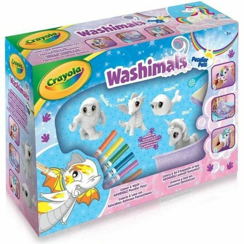 Juego de Manualidades Crayola Washimals Customizado