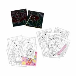 Dibujos para pintar SES Creative Activity Colouring Book Set de pegatinas Cuaderno 3 en 1