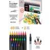 Set de Rotuladores Alex Bog Deluxe Brush Acuarelable Multicolor