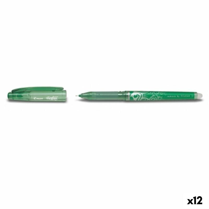 Boligrafo de tinta líquida Pilot Friction Verde (12 Unidades)