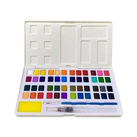 Set de Pinturas Acuarela Alex Bog POCKETBOX ARTIST 50 Piezas Multicolor