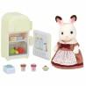 Figura de Acción Sylvanian Families Mom Rabbit Chocolate / Refrigerator