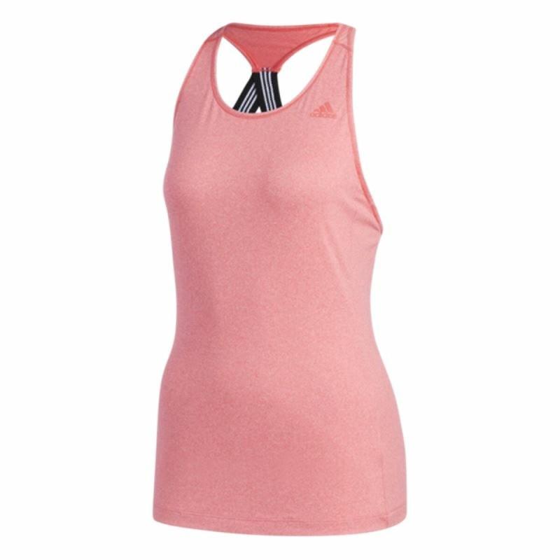 Camiseta para Mujer sin Mangas Adidas 3 Stripes Tank Rosa