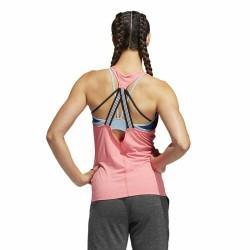 Camiseta para Mujer sin Mangas Adidas 3 Stripes Tank Rosa