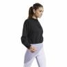 Sudadera con Capucha Mujer Reebok Sportswear Cropped Negro