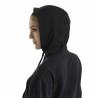 Sudadera con Capucha Mujer Reebok Sportswear Cropped Negro