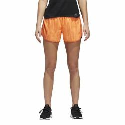 Pantalones Cortos Deportivos para Mujer Adidas M10 3" Naranja