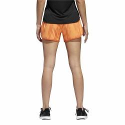 Pantalones Cortos Deportivos para Mujer Adidas M10 3" Naranja