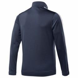 Chaqueta Deportiva para Hombre Reebok Essentials Linear Logo Azul oscuro