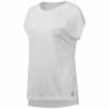 Camiseta para Mujer sin Mangas Reebok Burnout Blanco