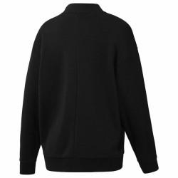 Sudadera sin Capucha Mujer Reebok Supply Crew Negro