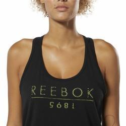 Camiseta para Mujer sin Mangas Reebok 1895 Race Negro