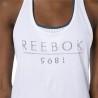 Camiseta para Mujer sin Mangas Reebok 1895 Race Blanco