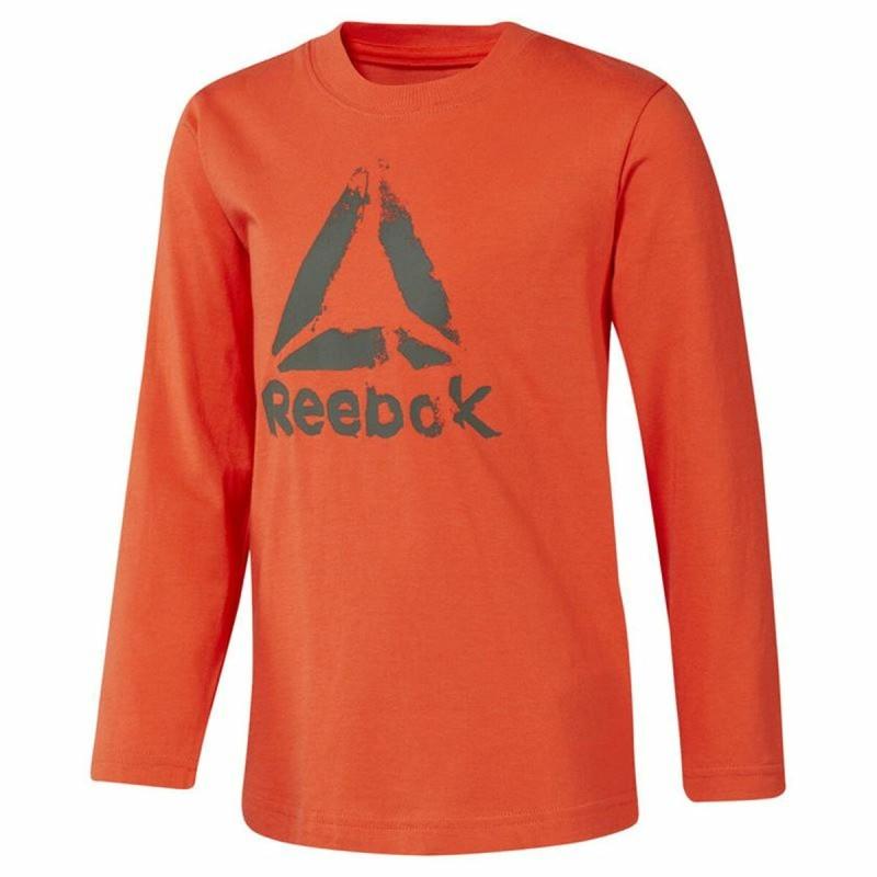 Camiseta de Manga Larga Niño Reebok Boys Training Essentials Naranja