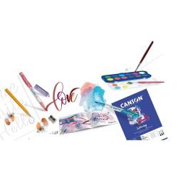 Set de Dibujo Giotto Art Lab Fancy Lettering 45 Piezas Multicolor