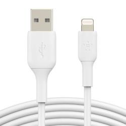 Cable USB a Lightning Belkin CAA001BT2MWH 2 m Blanco