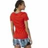 Camiseta de Manga Corta Mujer Reebok Scoop Neck Rojo