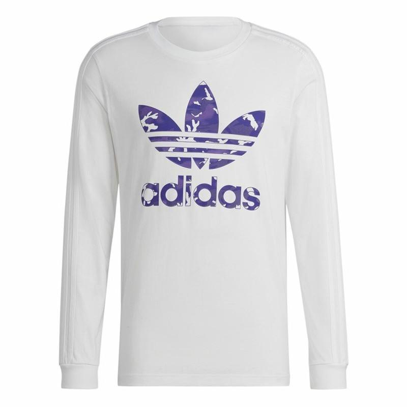 Camiseta de Manga Larga Hombre Adidas Originals Camo STR Blanco