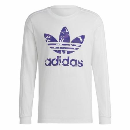 Camiseta de Manga Larga Hombre Adidas Originals Camo STR Blanco