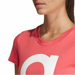 Camiseta de Manga Corta Mujer Adidas Essentials Rosa claro