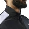 Chaqueta Deportiva para Hombre Reebok Essentials Linear Logo Negro