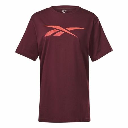 Camiseta de Manga Corta Hombre Reebok RI Logo Granate