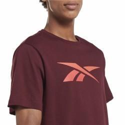 Camiseta de Manga Corta Hombre Reebok RI Logo Granate