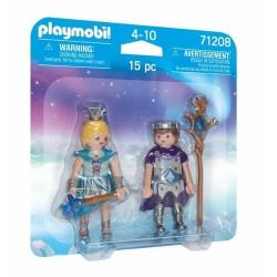 Figuras Articuladas Playmobil 71208 Príncipe Princesa 15 Piezas Duo