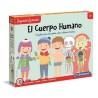 Juego Educativo Aprendo el cuerpo humano Clementoni 55114.9 37 x 28 cm (ES) (5 x 37 x 28 cm)