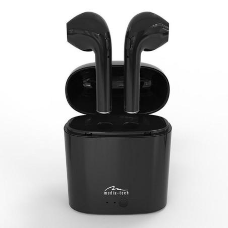 Auriculares in Ear Bluetooth Media Tech MT3589K Negro