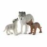 Set de Animales Salvajes Schleich   Plástico Lobo