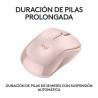 Ratón Logitech M240 Rosa