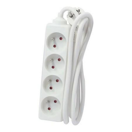 Regleta Enchufes 4 Tomas sin Interruptor Chacon Blanco 230 V