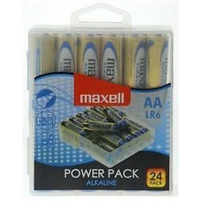 Pilas Maxell LR6 AA 1,5 V AA (24 Unidades)