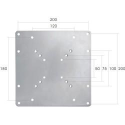 Placa de Pared Neomounts FPMA-VESA200 22"-42" 35 kg