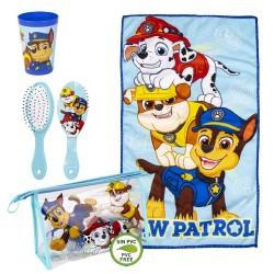 Set de Aseo Infantil para Viaje The Paw Patrol 4 Piezas Azul claro