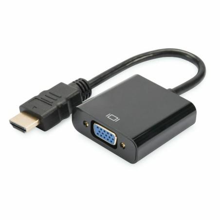 Adaptador HDMI a VGA Digitus DA-70461 Negro