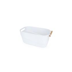 Cesta Multiusos Confortime Blanco Plástico Con asas 27 x 14,5 x 12 cm