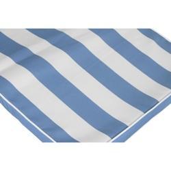 Cojín para Tumbona DKD Home Decor Hamaca Blanco Azul cielo 190 x 60 x 5 cm