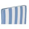 Cojín para Tumbona DKD Home Decor Hamaca Blanco Azul cielo 190 x 60 x 5 cm