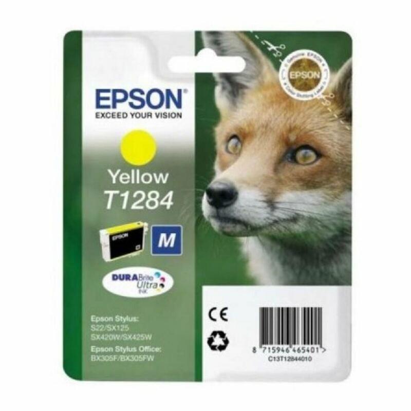 Cartucho de Tinta Original Epson Cartucho Epson T1284 amarillo Amarillo Multicolor